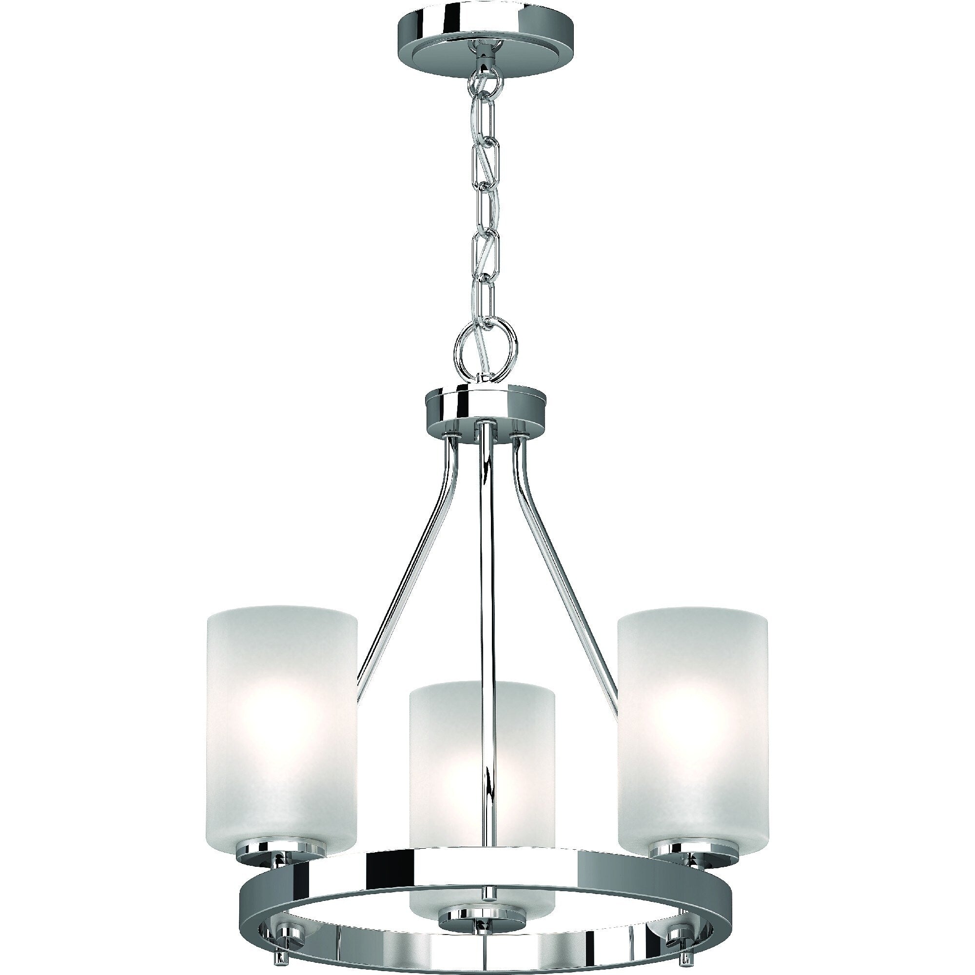 Emery 3 Light Indoor Chrome Mini Hanging Chandelier
