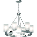 Emery 7 Light Indoor Chrome Hanging Chandelier