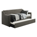 Emile Upholstered Daybed With Trundle