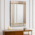 Emiliano Gold And Antique Accents 48 Inch Wall Mirror 33 X 48