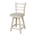 Emily Counterheight Stool With Swivel And Auto Return Unfinished