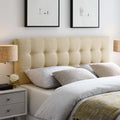 The Gray Barn Silver Lake Morton Button Tufted Queen Headboard