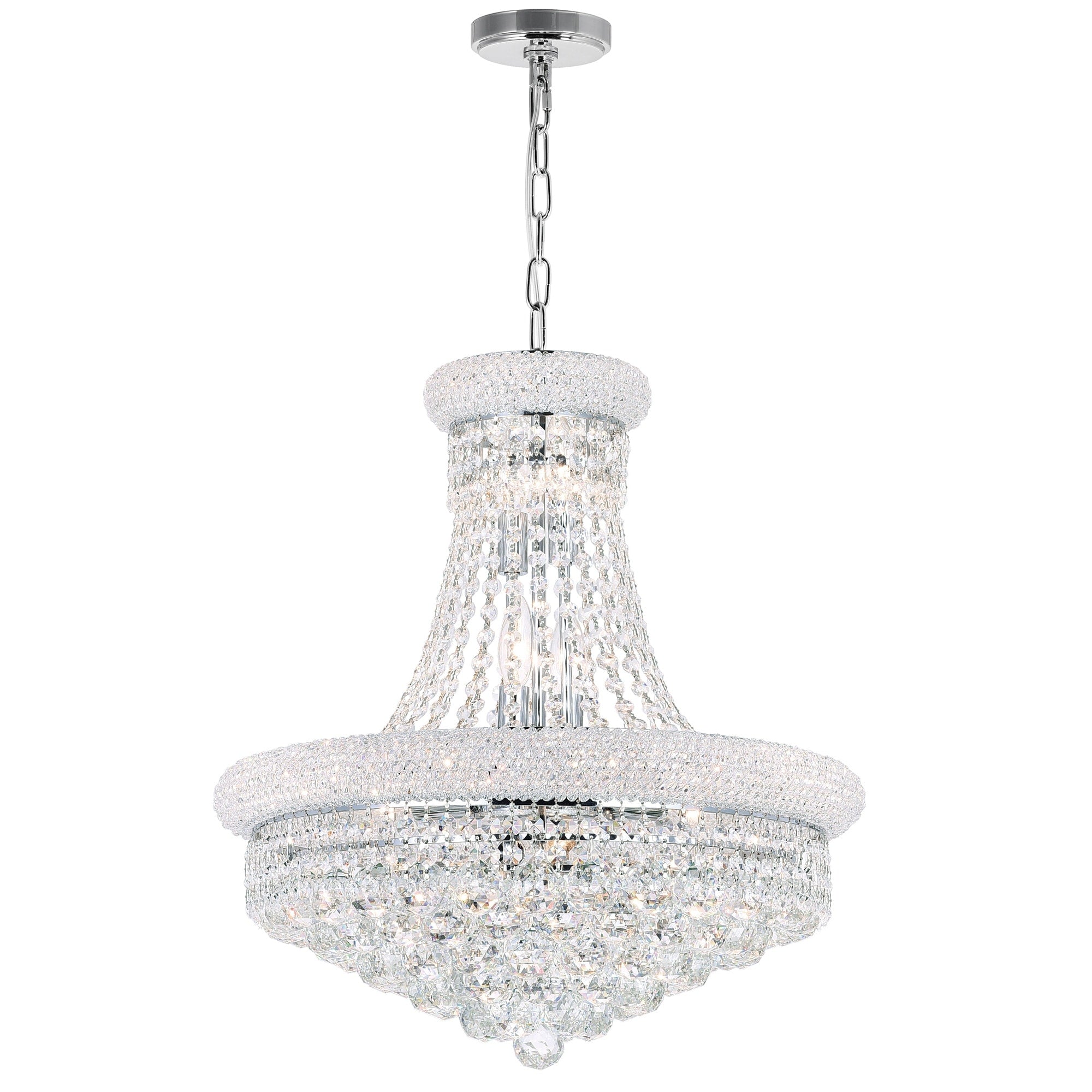 Gracewood Hollow Zongo 14 Light Chandelier With Chrome Finish