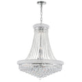 Chrome Finish Stainless Steel 18 Light Chandelier