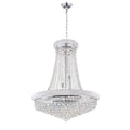 Chrome Stainless Steel 19 Light Chandelier