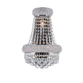 Gracewood Hollow Moukouri 3 Light Wall Sconce With Chrome Finish