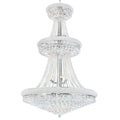 Gracewood Hollow Mongo 34 Light Chandelier With Chrome Finish