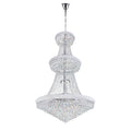Gracewood Hollow Mongo 38 Light Chandelier With Chrome Finish