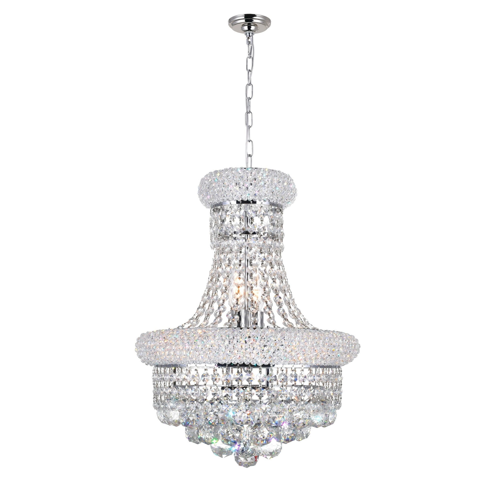 Gracewood Hollow Yavoucko 6 Light Mini Pendant With Chrome Finish
