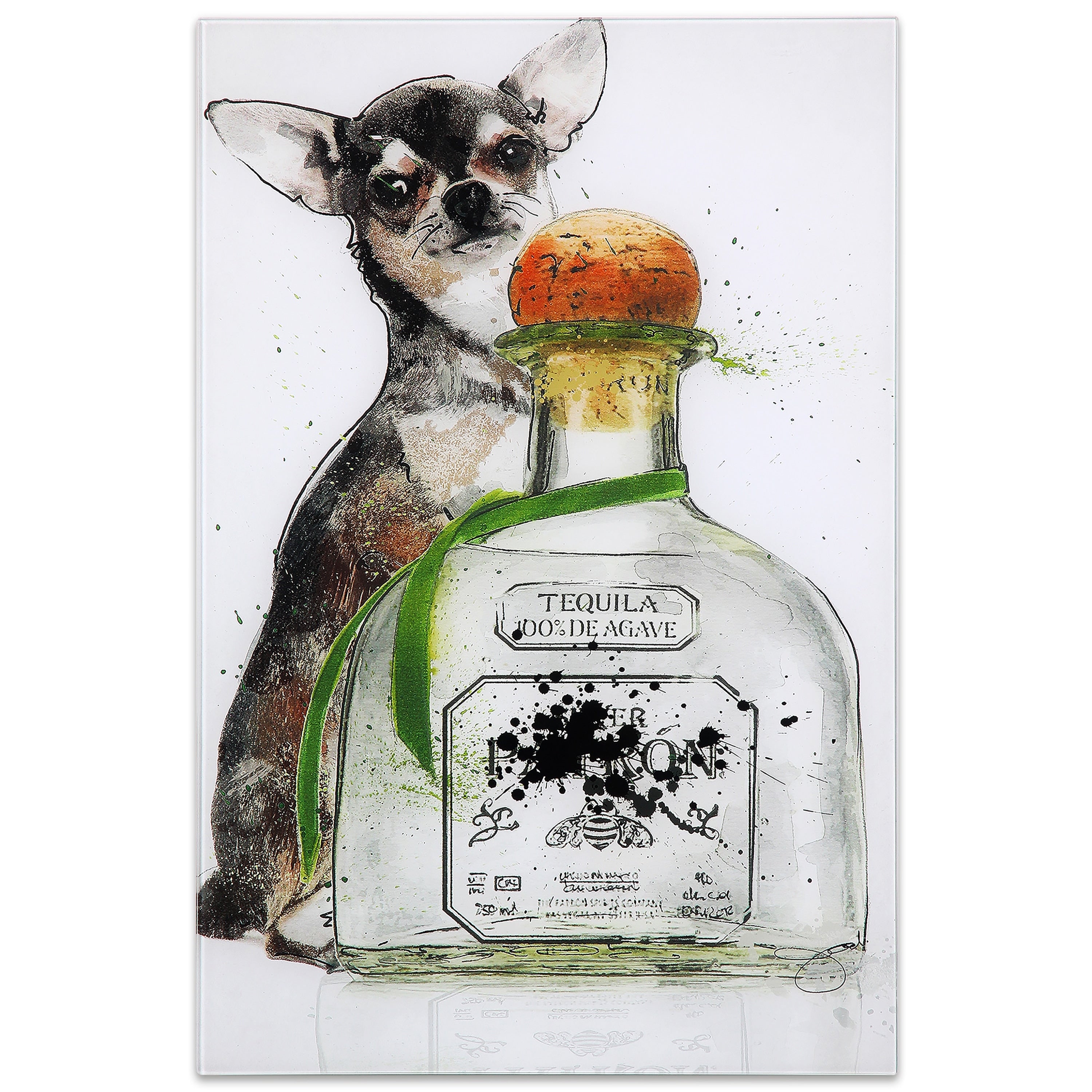 Empire Art Viva Mexico Frameless Free Floating Tempered Art Glass By Ead Art Coop