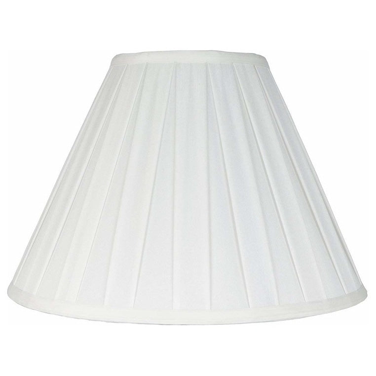 Empire Box Pleat Lamp Shade 8 Inch Top 16 Inch Bottom 11 Inch Slant