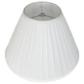 Empire Side Pleat Lamp Shade 8 Inch Top 16 Inch Bottom 11 Inch Slant