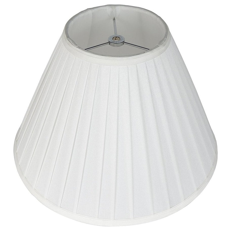 Empire Side Pleat Lamp Shade 8 Inch Top 16 Inch Bottom 11 Inch Slant
