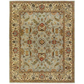 Empire Light Blue Gold Hand Tufted Area Rug 40 Round 4 Round
