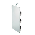 Waldorf Stainless Steel Swivel Mirror With Storage Polished Chrome