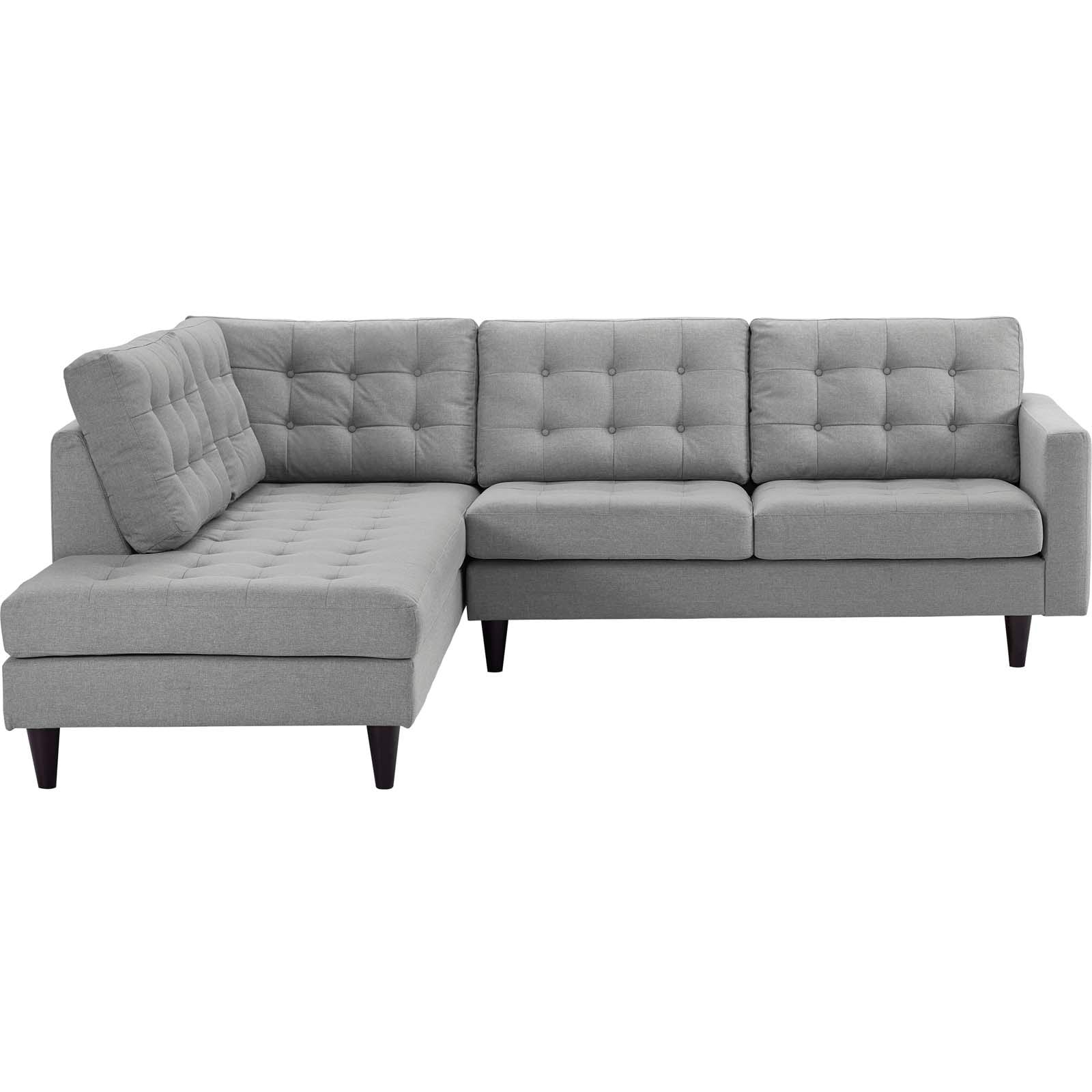 Empress 2 Piece Upholstered Fabric Left Facing Sectional