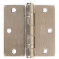 Emtek 94013 3 1 2 X 3 1 2 Plated Steel Heavy Duty Square Corner Ball Bearing Hinges Pair