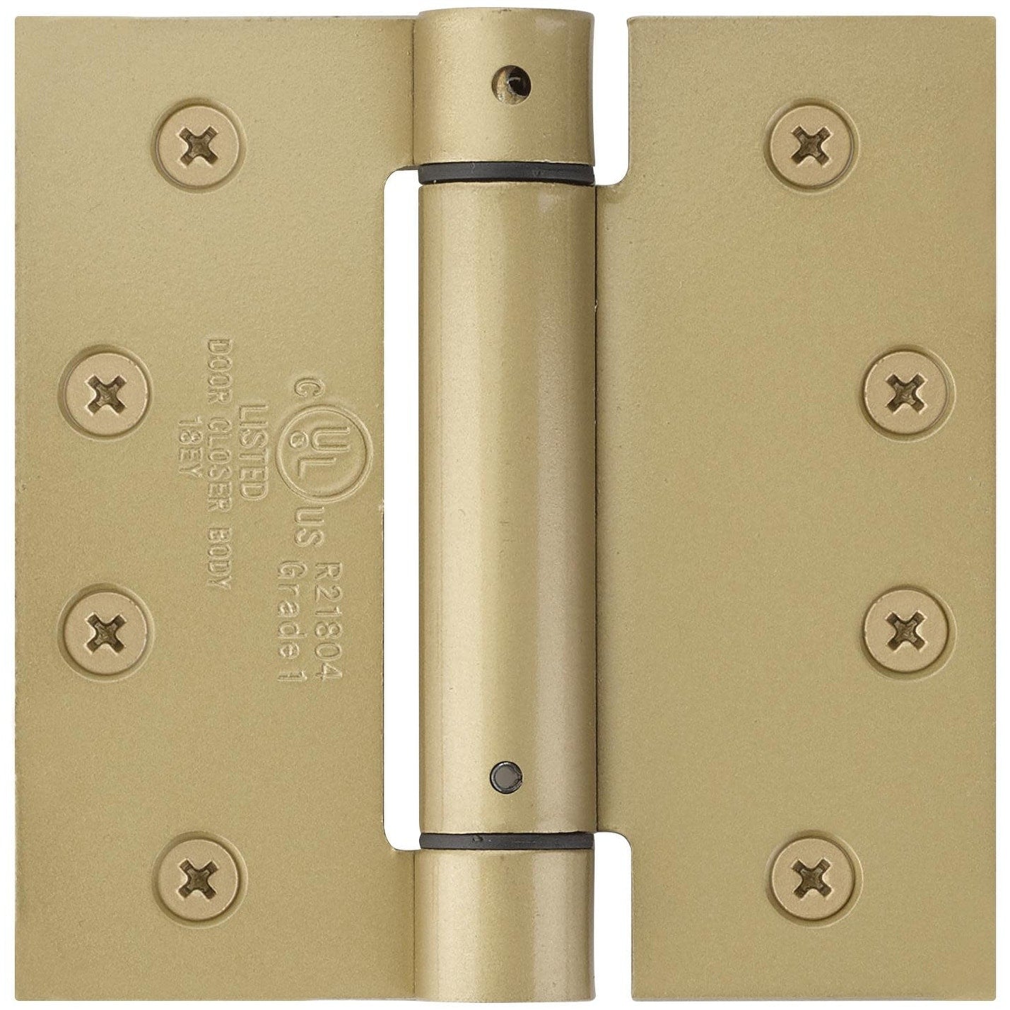 Emtek 4 Inch X 4 Inch Spring Square Corner Mortise Hinge Pair