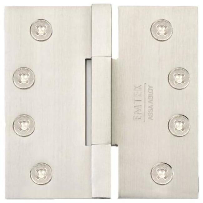 Emtek 4 X 4 Solid Brass Heavy Duty Square Corner Plain Bearing Door