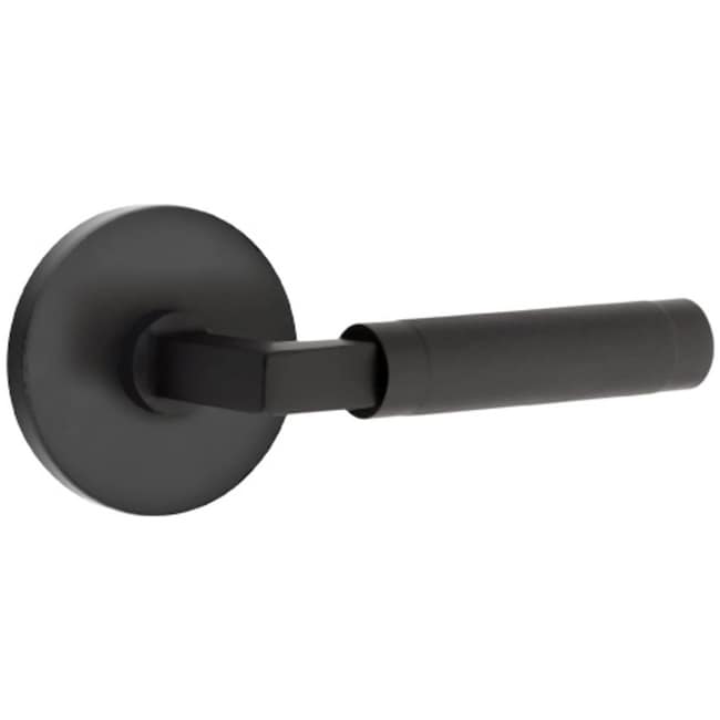 Emtek 5059.Ls.Kn.Rh Knurled L Square Right Handed Non Turning