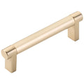 Emtek 84053.Rec.Sm Smooth 4 Center To Center Bar Cabinet Pull With