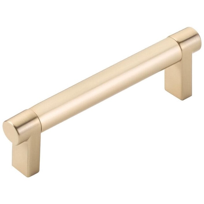 Emtek 84053.Rec.Sm Smooth 4 Center To Center Bar Cabinet Pull With