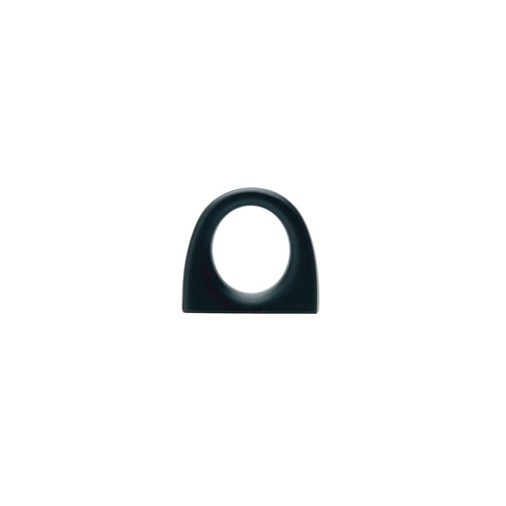 Emtek 86270 Ring 1 Center To Center Designer Cabinet Pull From The Contemporary Collection Flat Black