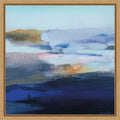 En Bleu Majeur Ii By Marie Pierre Goudreault Framed Canvas Wall Art Print