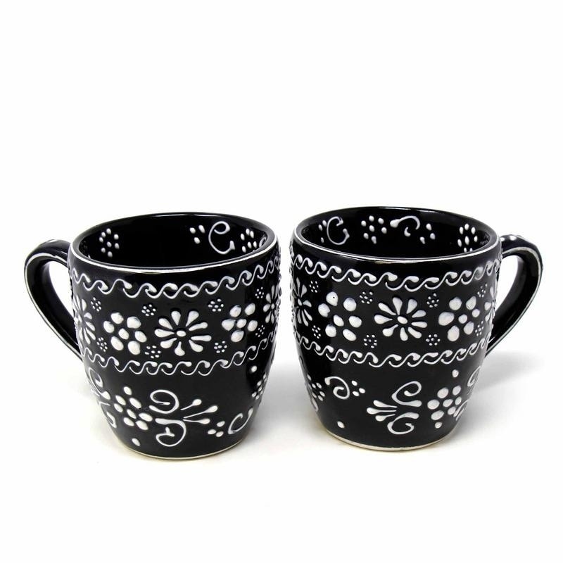 Encantada Handmade Pottery Mugs Ink