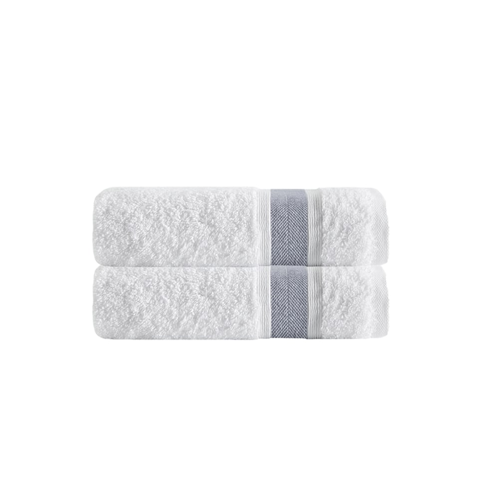 Enchante Home Unique Turkish Cotton Bath Towels Set Of 2