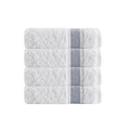 Enchante Home Unique Turkish Cotton Bath Towels Set Of 4