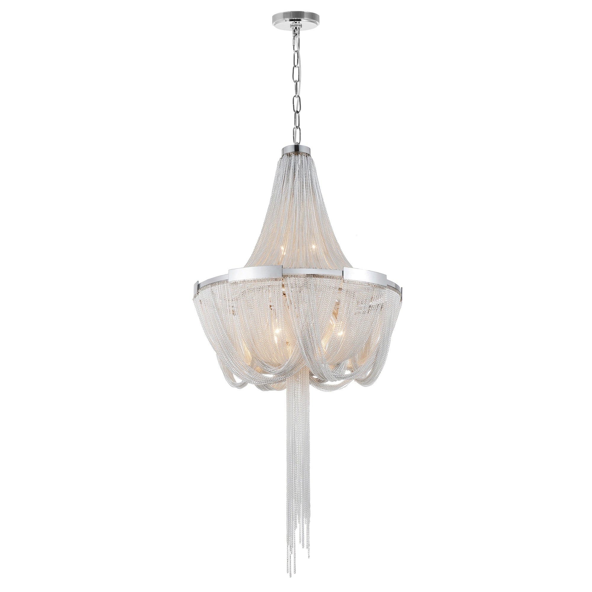 The Gray Barn Aslan Country 6 Light Chandelier With Chrome Finish