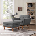 Engage Mid Century Chair Ottoman Set