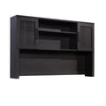 Engineered Wood Coastal Hutch With Storage Black 65.98 W X 11.5 D X 42.21 H