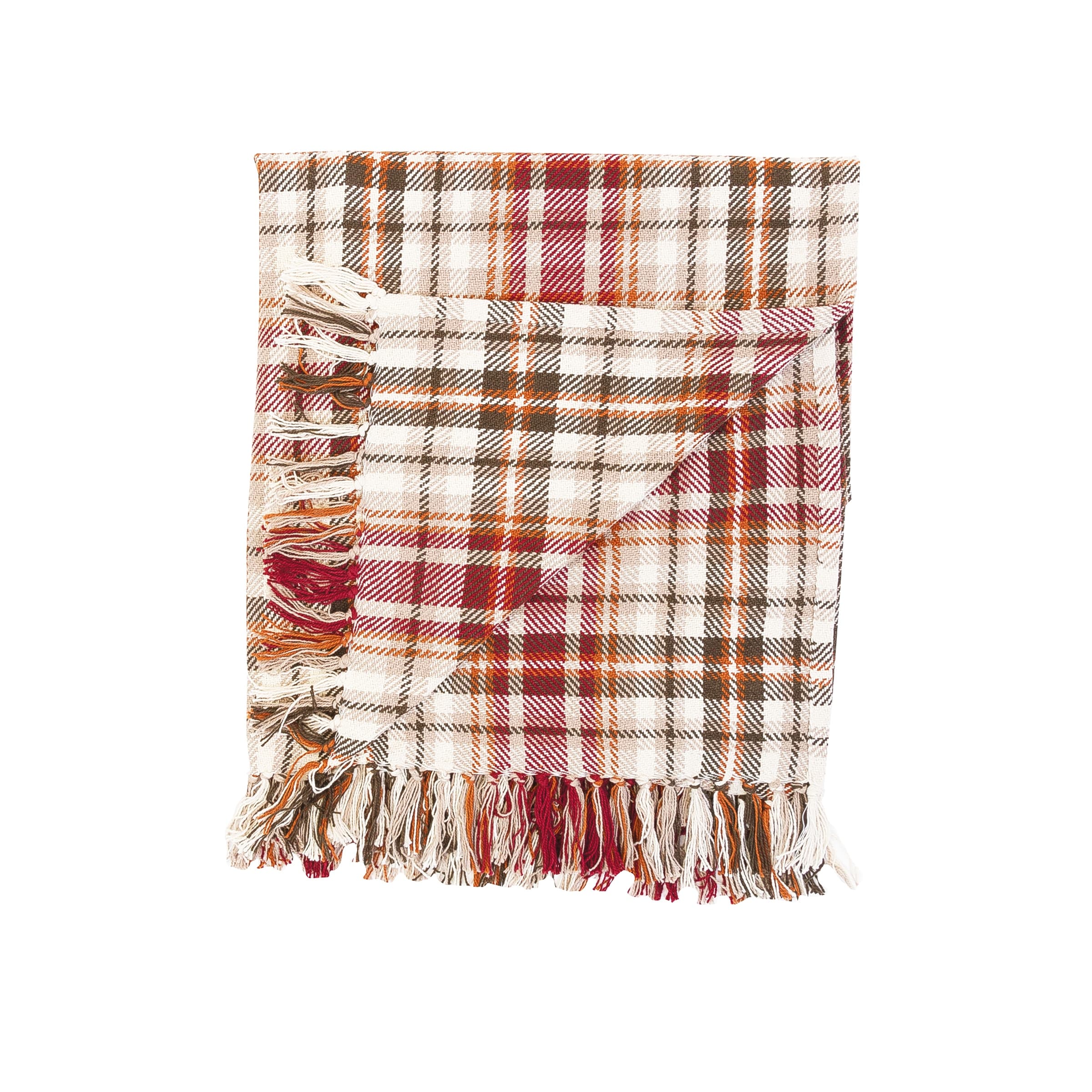 Englewood Plaid Throw