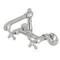 English Country 6 Inch Adjustable Center Wall Mount Kitchen Faucet