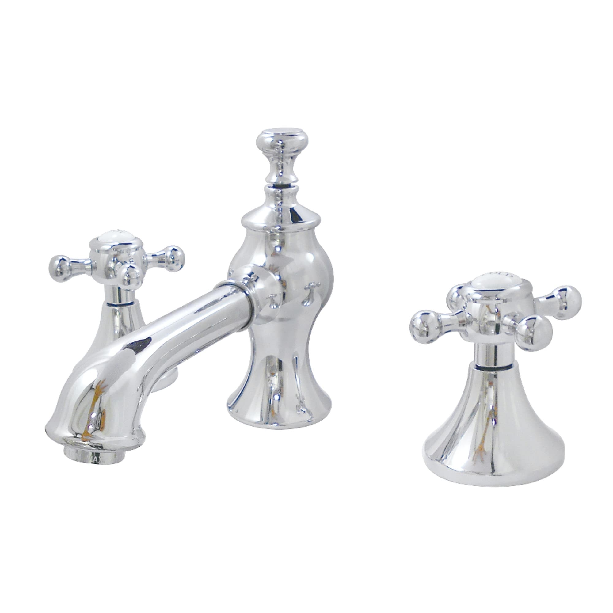 Vintage Cross Widespread Bathroom Faucet