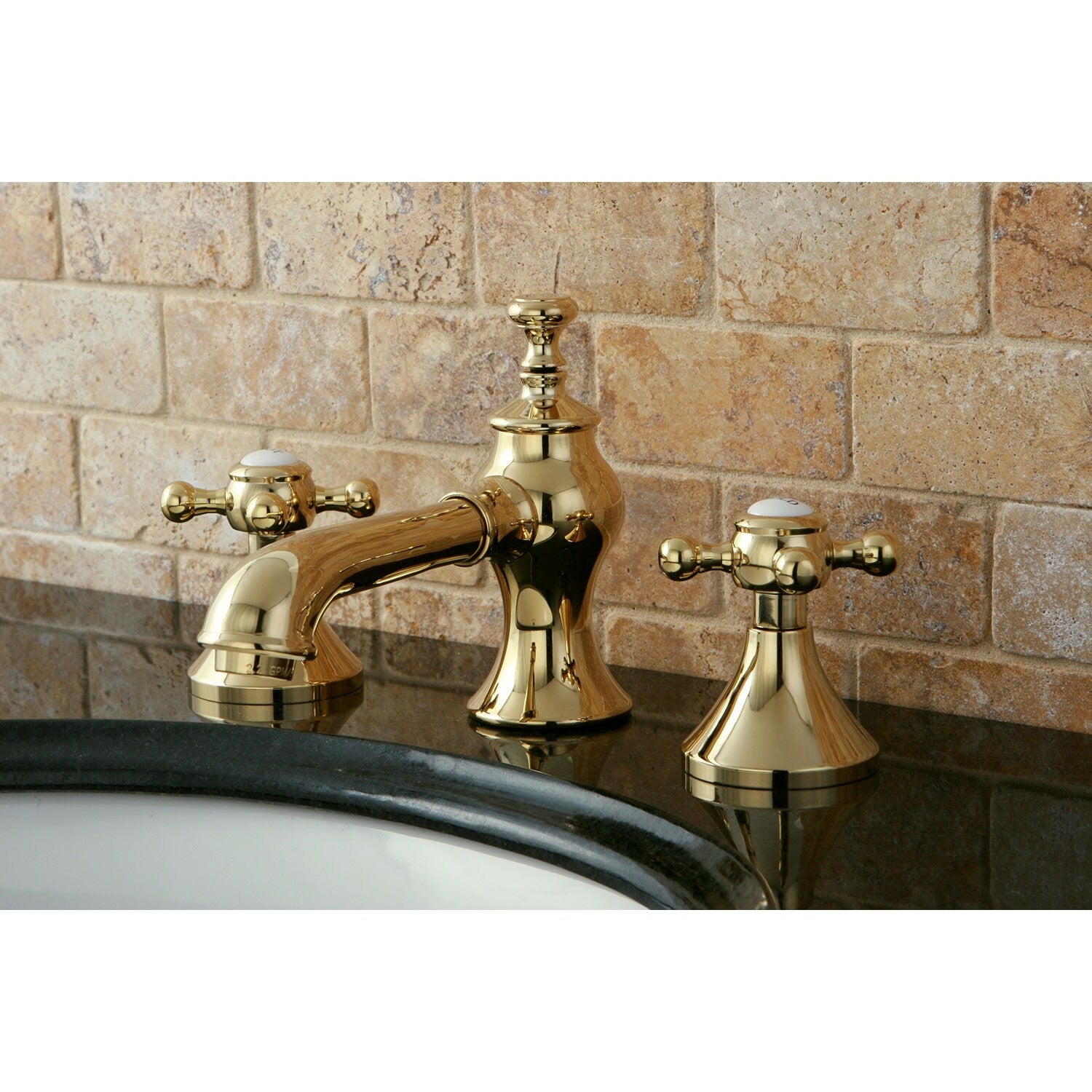 English Country 8 In. Widespread Bathroom Faucet