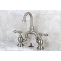 English Country Bathroom Bridge Faucet