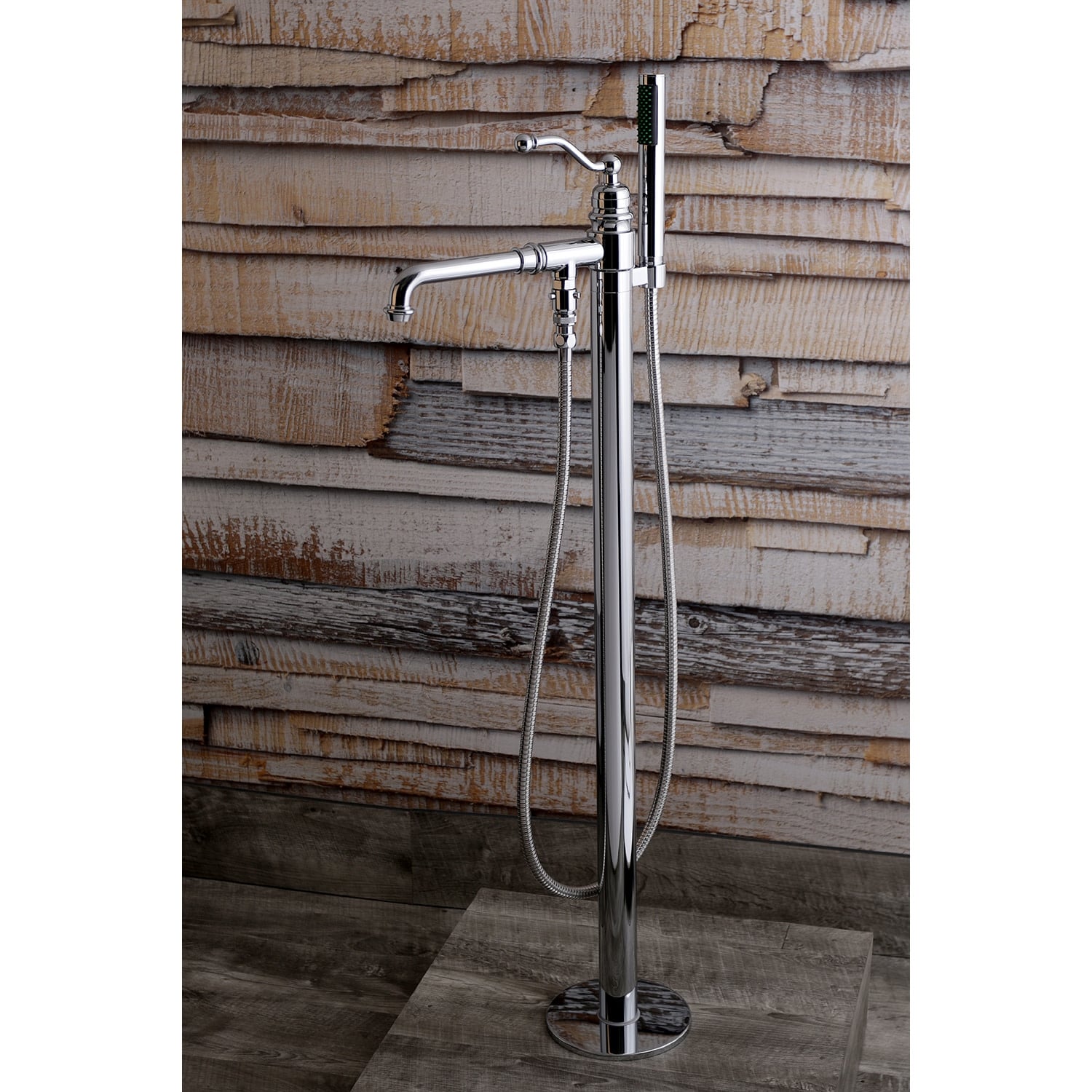 English Country Freestanding Tub Faucet With Hand Shower