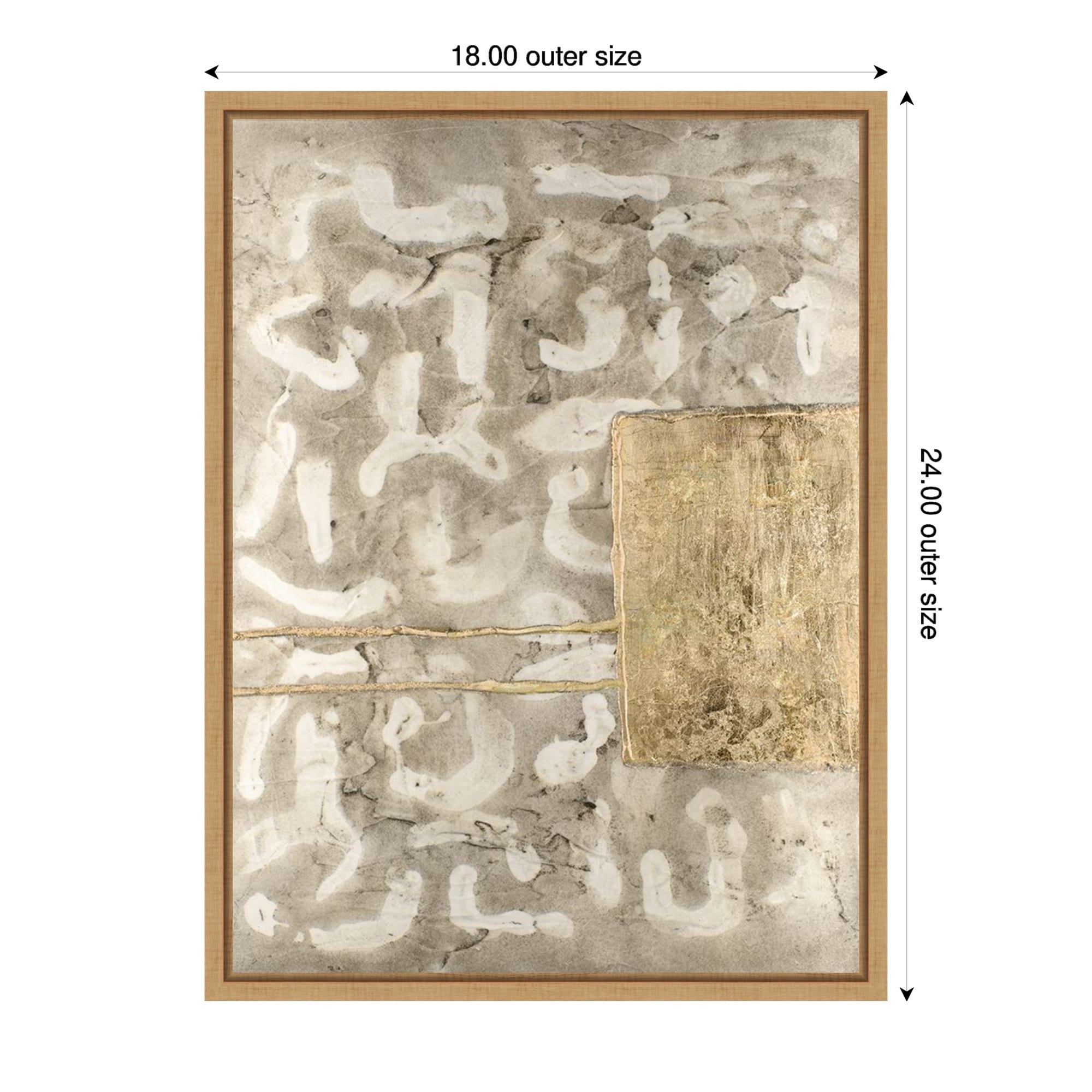 Enshrined Runes I By Michael Willett Framed Canvas Wall Art Print
