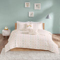 Urban Habitat Kids Ensley Multi Cotton Jacquard Pom Pom Coverlet Set