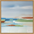 Entre Ciel Et Terre 4 By Sandrine Framed Canvas Wall Art