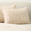 Entwined Elephants Natural King Duvet Cover - The White Lotus