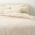Entwined Elephants Natural King Shams Set of 2 - The White Lotus