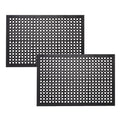 All Purpose Drainage Anti Fatigue Rubber Floor Mat 24 X 36