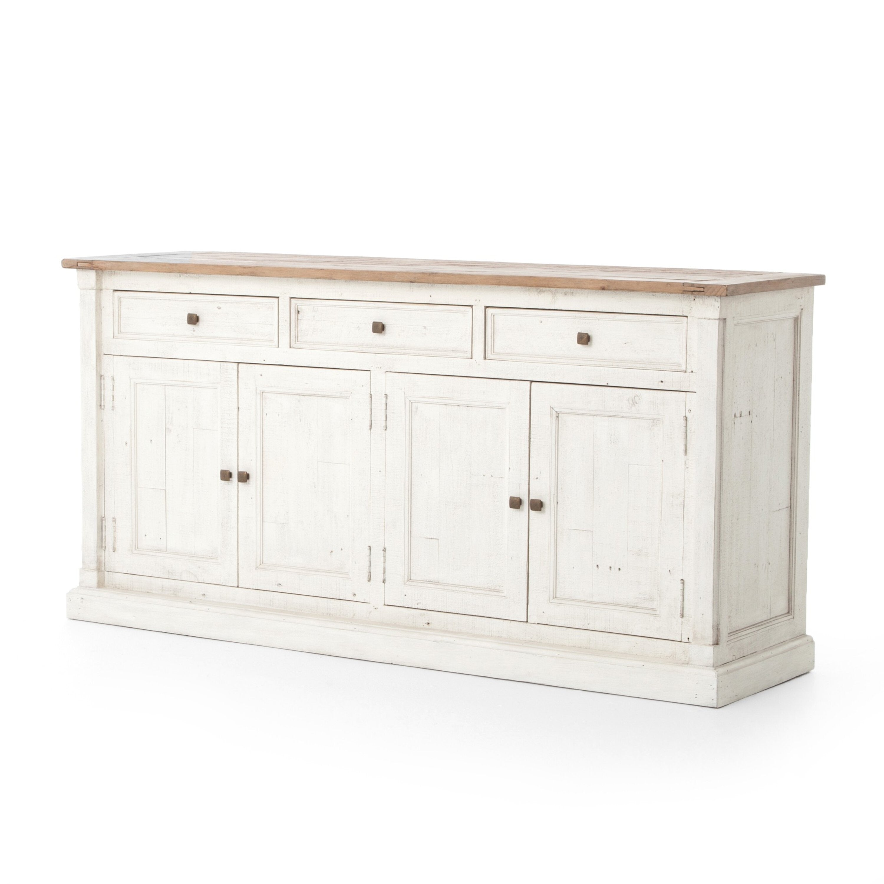 Enzo Sideboard Limestone White 70.75W X 19.75D X 35.5H