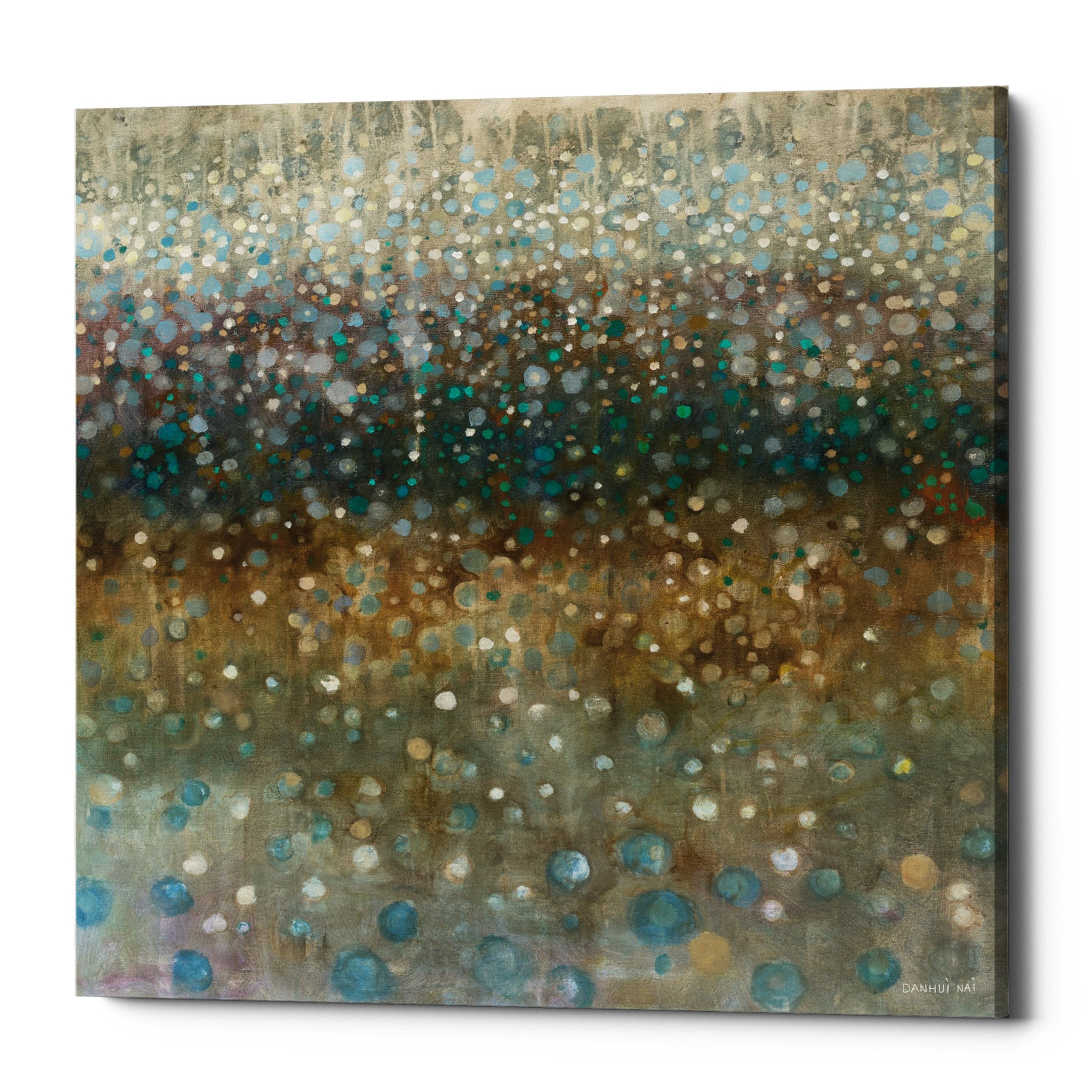 Epic Graffiti Abstract Rain By Danhui Nai Giclee Canvas Wall Art 37 X37 37 X 37