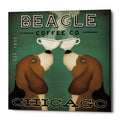 Epic Graffiti Beagle Coffee Co Chicago By Ryan Fowler Giclee Canvas Wall Art 12 X12