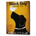 Epic Graffiti Black Dog Coffee Co Seattle By Ryan Fowler Giclee Canvas Wall Art 12 X16